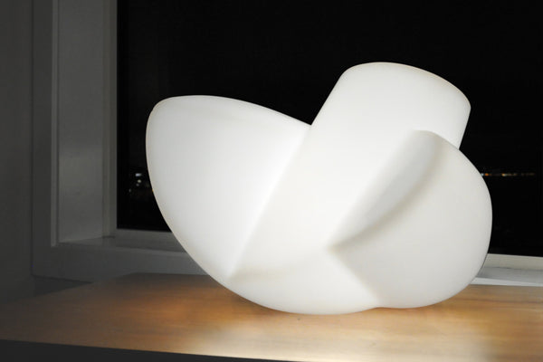Online gallery - Molded polyethylene abstract lamp sculpture by Stephen Williams.