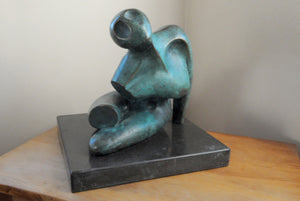 Abstract female figurative bronze sculpture for sale by Stephen Williams