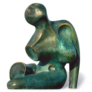 Abstract female figurative bronze sculpture for sale by Stephen Williams.