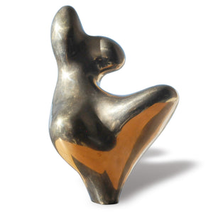 Abstract female figurative bronze sculpture by Stephen Williams
