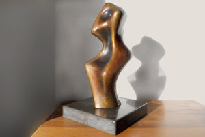 Abstract bronze sculpture for sale by Stephen Williams | New Zealand.