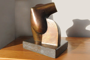 Abstract  bronze figure sculpture for sale by Stephen Williams | New Zealand.