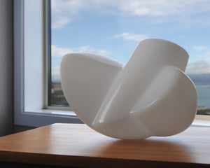 Molded plastic lamp sculpture by Stephen Williams.